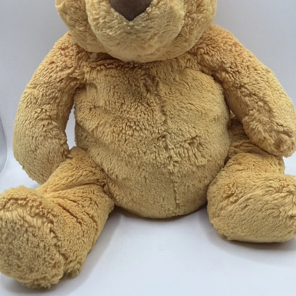 Disney Winnie The Pooh Plush Rattle Bear Weighted Heavy Soft‎ Stuffed Toy 13inch